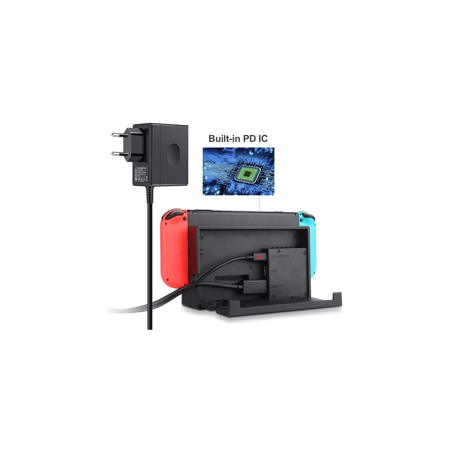 Adaptador E Carregador, Console De Jogos Nintendo Switch