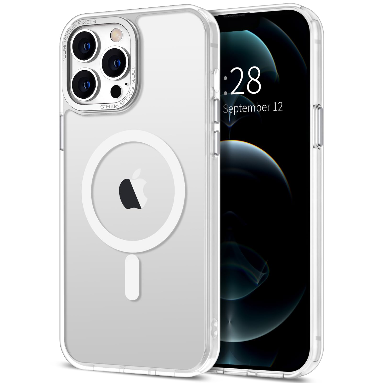 Capa De Telefone Hython Para Iphone 12 Pro 6.1 Com Magsafe Frosted White