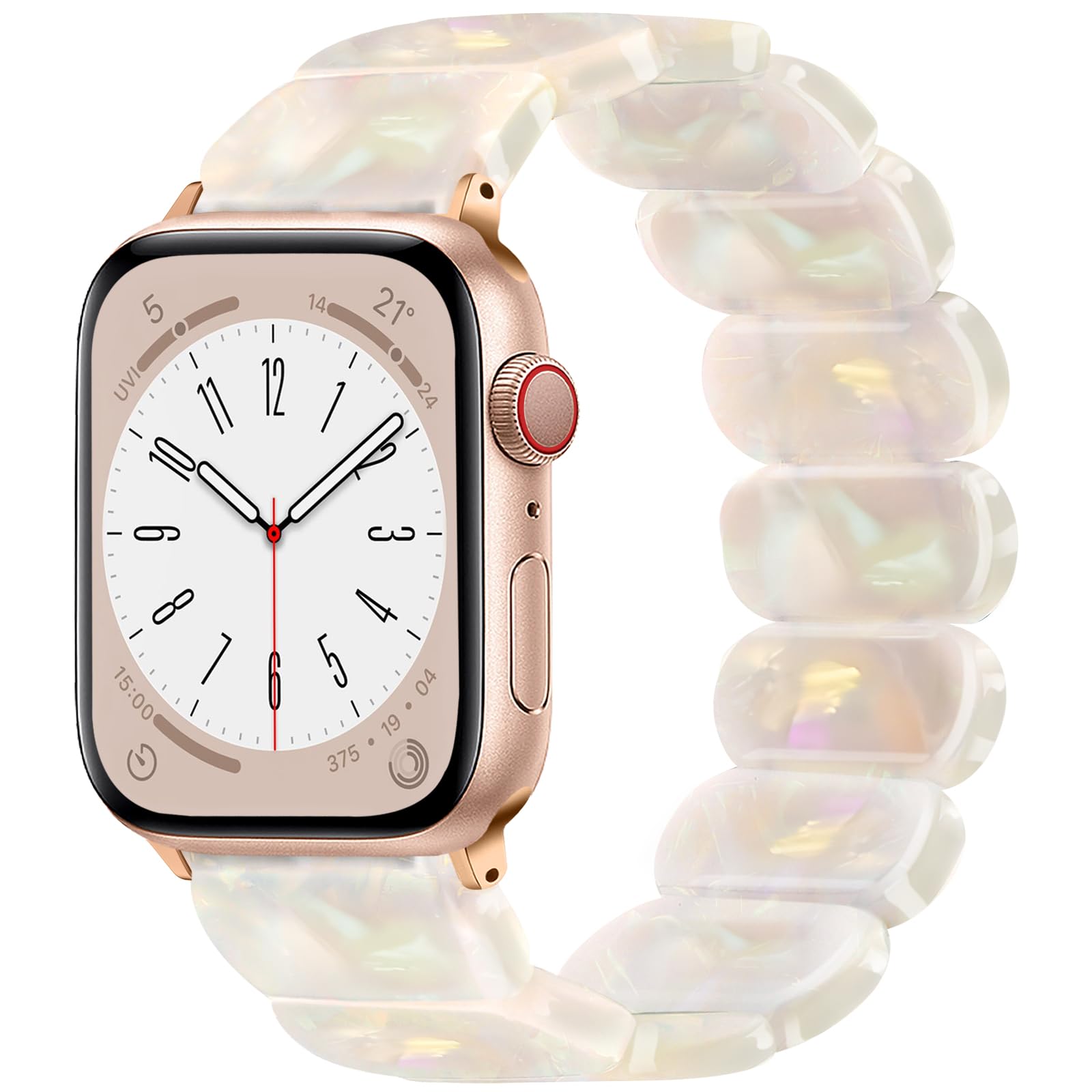 Pulseira De Relógio Imivio Resina Elástica Para Apple 38 Mm 40 Mm 41 Mm