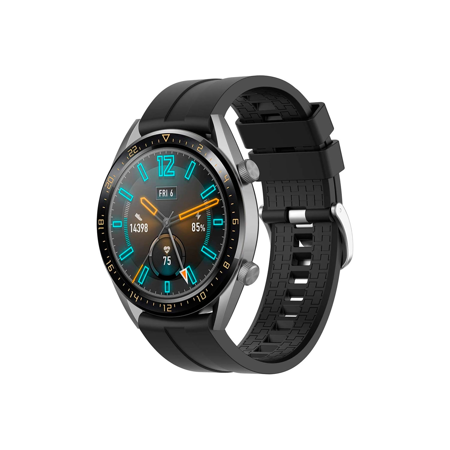 Pulseira De Silicone Para Relógio Inteligente De 22 Mm Huawei Watch Gt2 Gt3 Xia