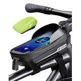 Bolsa De Bicicleta Com Capa Rígida Whale Fall Bike, Suporte Para Telefone De 6,9"