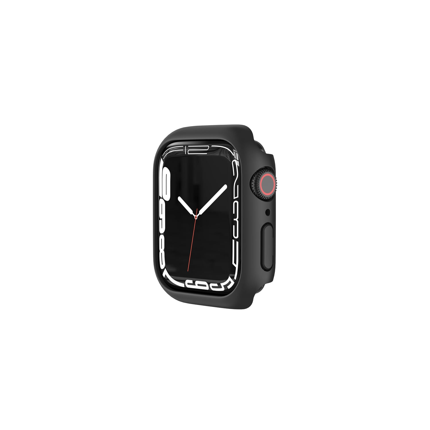 Capa Com Protetor De Tela Para Apple Watch 7 41 Mm Preta
