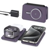 Carregador Sem Fio 3 Em 1 Knild Para Iphone Com Apple Watch E Airpods