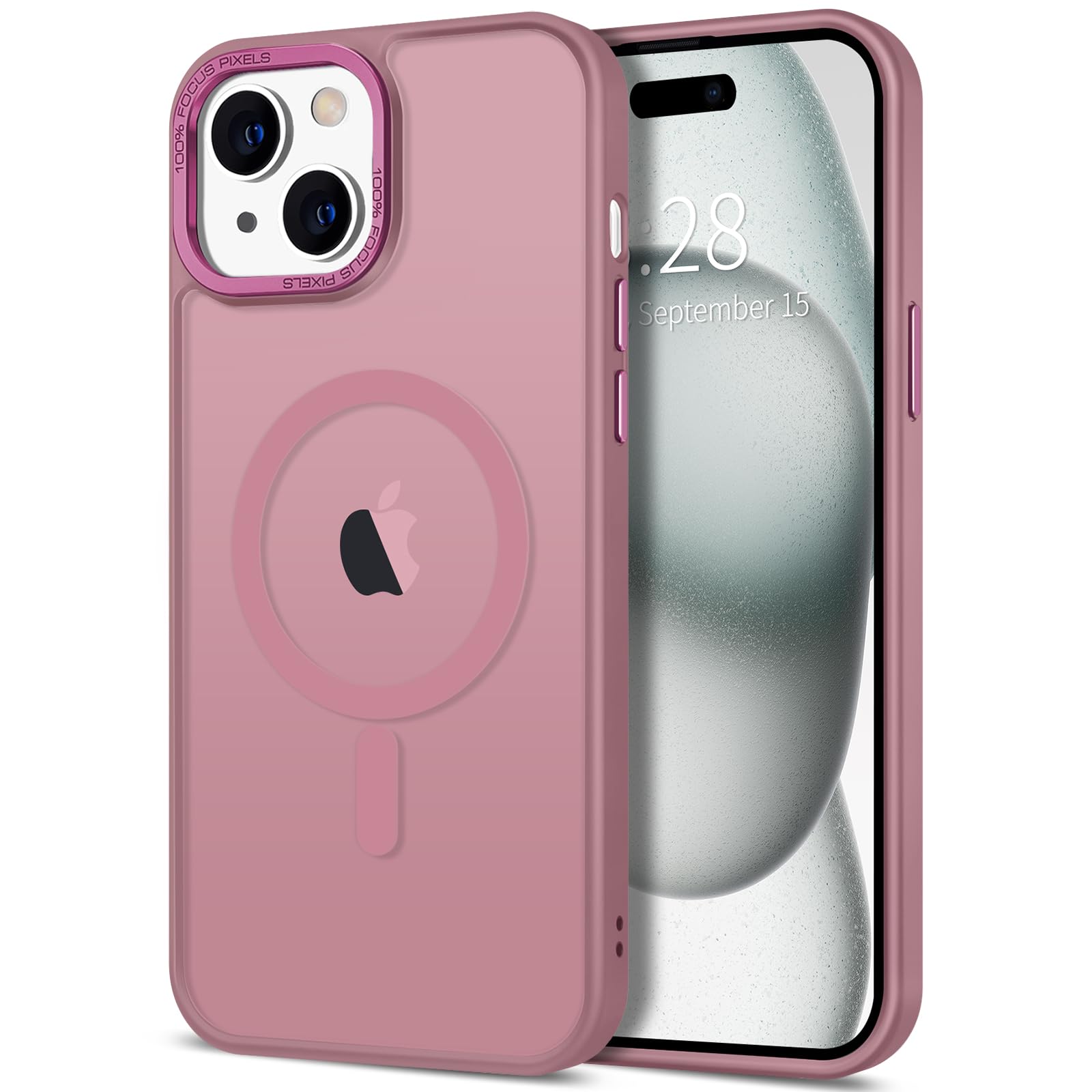 Capa De Telefone Hython Para Iphone 15 Plus De 6,7" Com Magsafe Grape