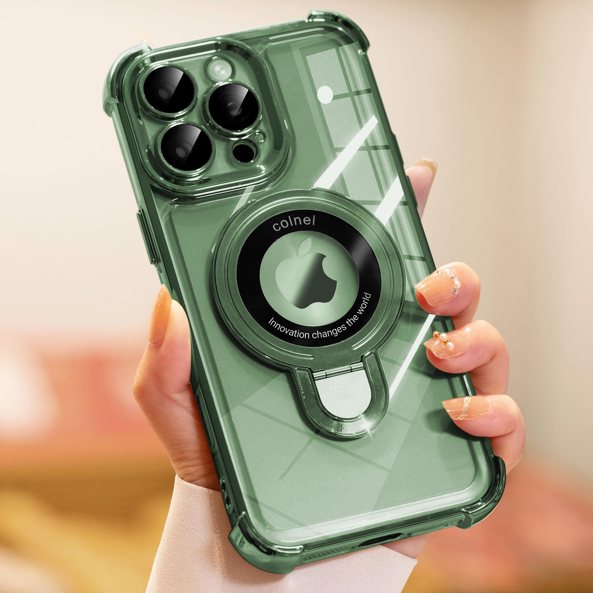 Capa De Telefone Chiclady Para Iphone 16 Pro Max Com Proteção De Lente