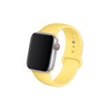 Pulseira Para Apple Watch De Silicone Amarelo De 38-40 Mm