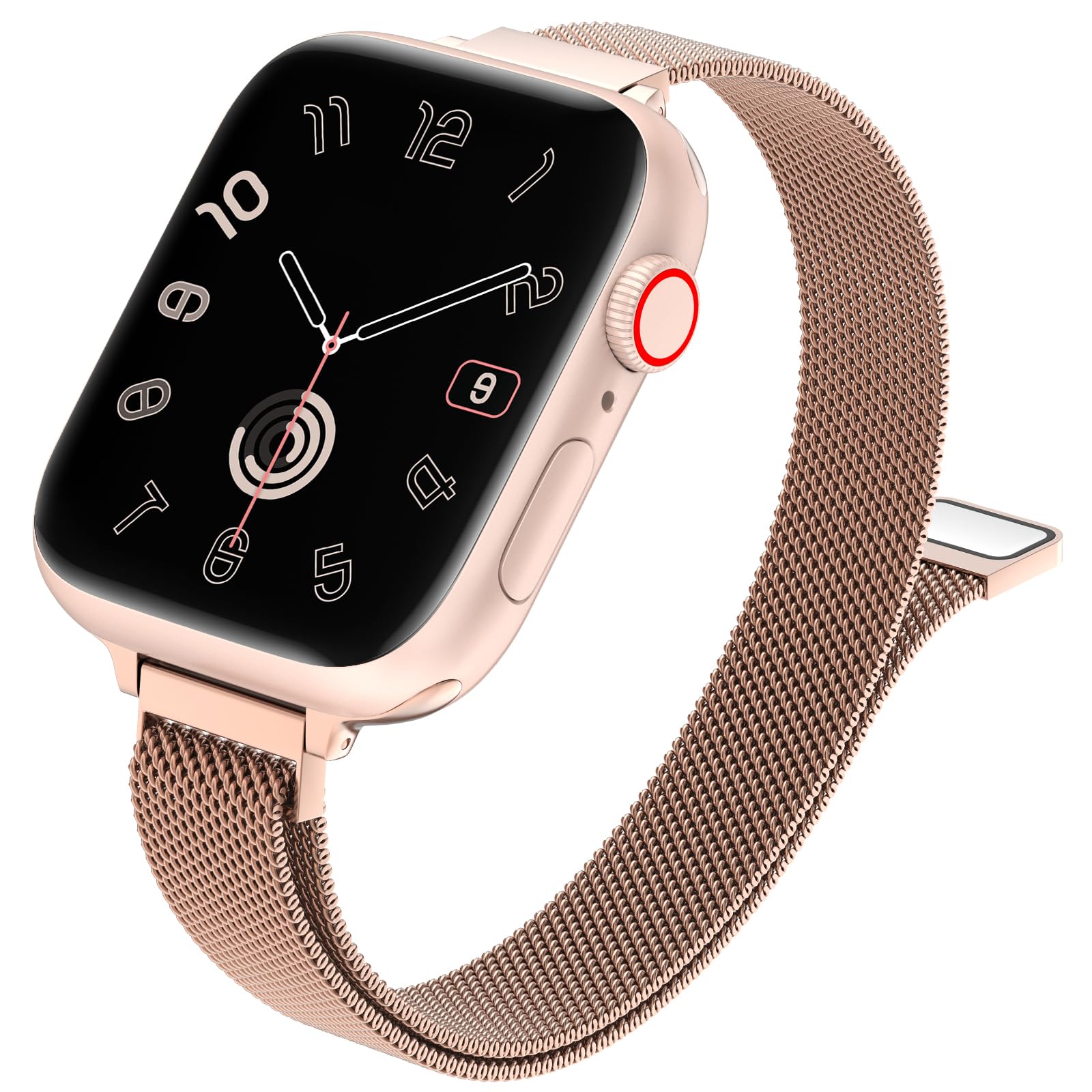 Pulseira De Relógio Marge Plus Slim Milanese Loop Para Apple 40-46mm