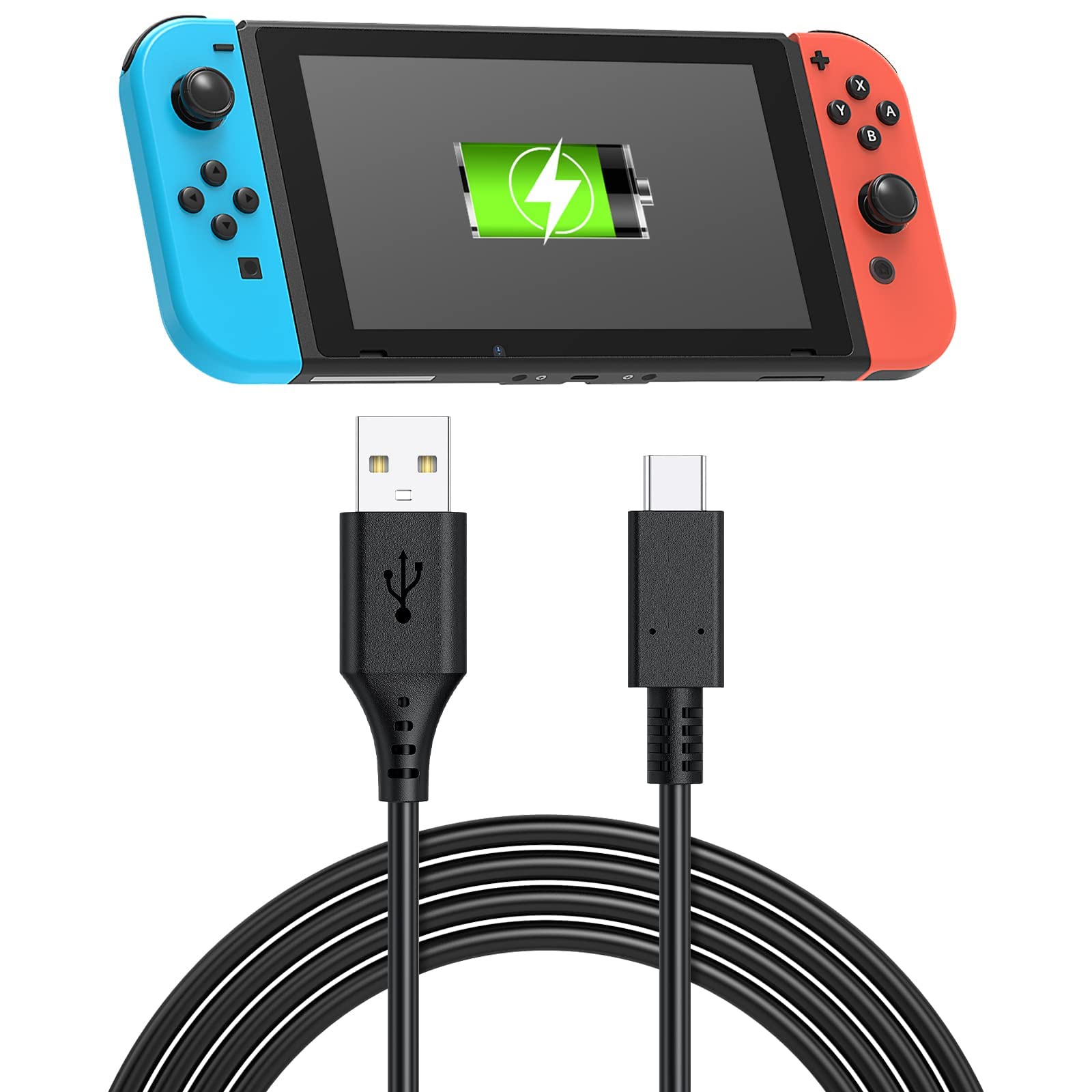 Cabo De Carregamento Fyoung Para Switch/switch Lite/switch Oled 3m
