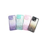 Capa Xiaomi Redmi 10c Glitter Pink Com Proteção De Câmera
