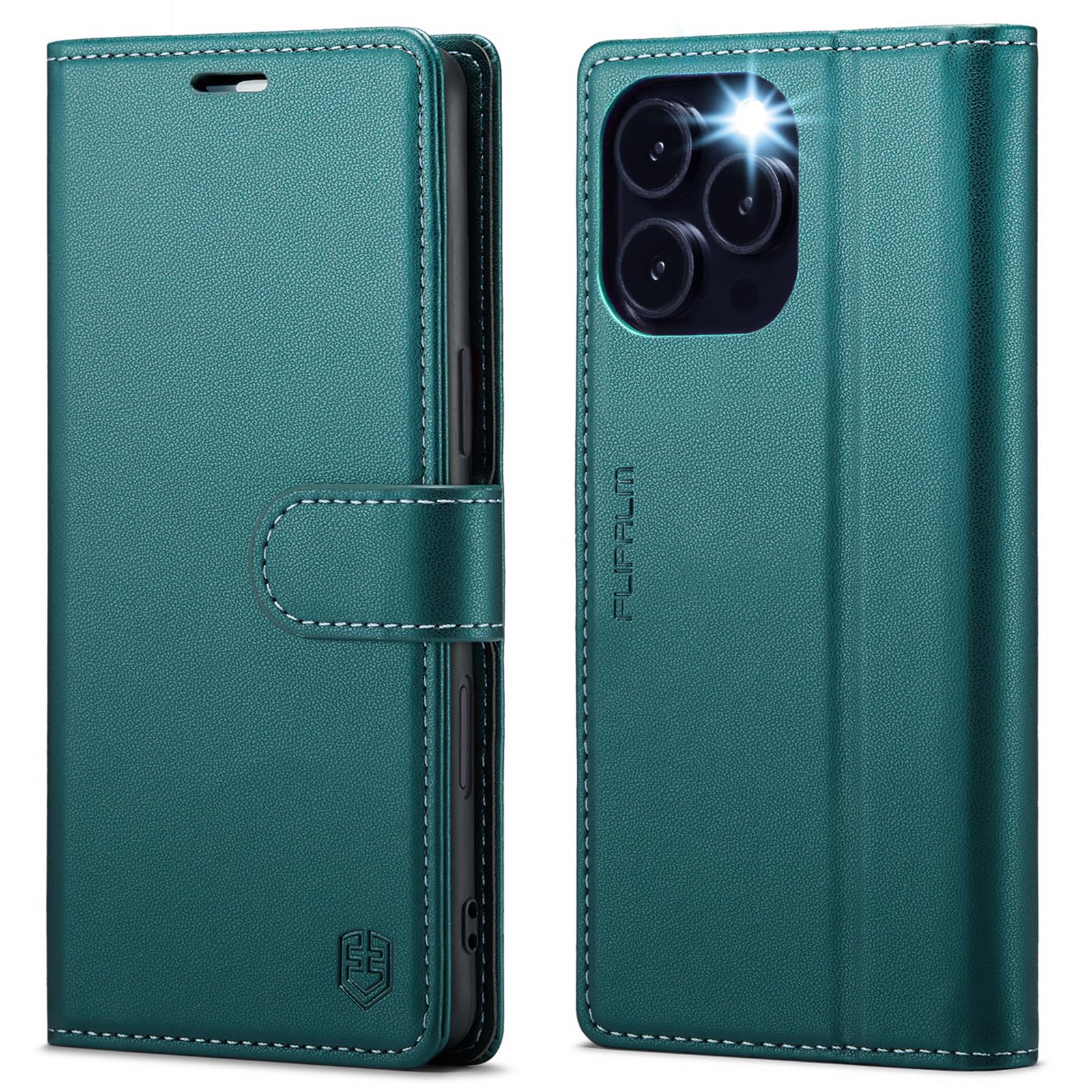 Capa Para Celular Flipalm Wallet Com Bloqueio De Rfid Para Iphone 16 Pro Max