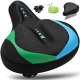 Assento De Bicicleta Cdywd, Gel Confortável De Grandes Dimensões, Acolchoado Para Homens E Mulheres