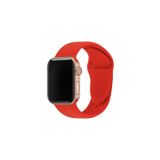 Pulseira De Silicone Genérica Para Apple Watch 38-40 Mm Vermelha
