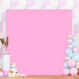Capa De Fundo Patydest Square Arch Pink 2x2m