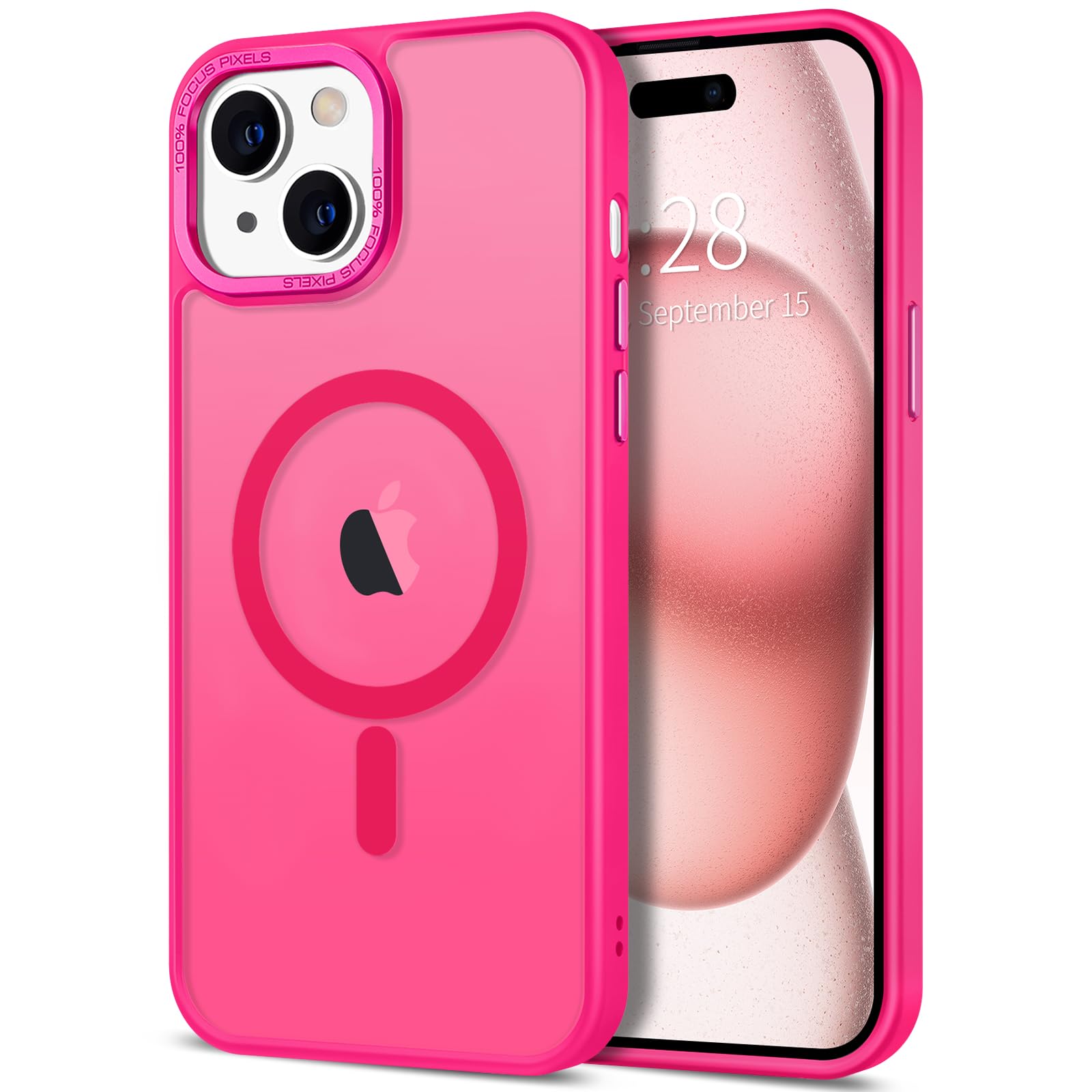 Capa De Telefone Hython Para Iphone 15 Plus De 6,7" Com Magsafe Pink