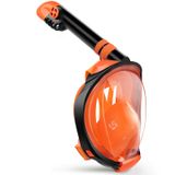 Máscara De Snorkel Greatever G2 Para Rosto Inteiro Com Sistema Dry Top E Suporte