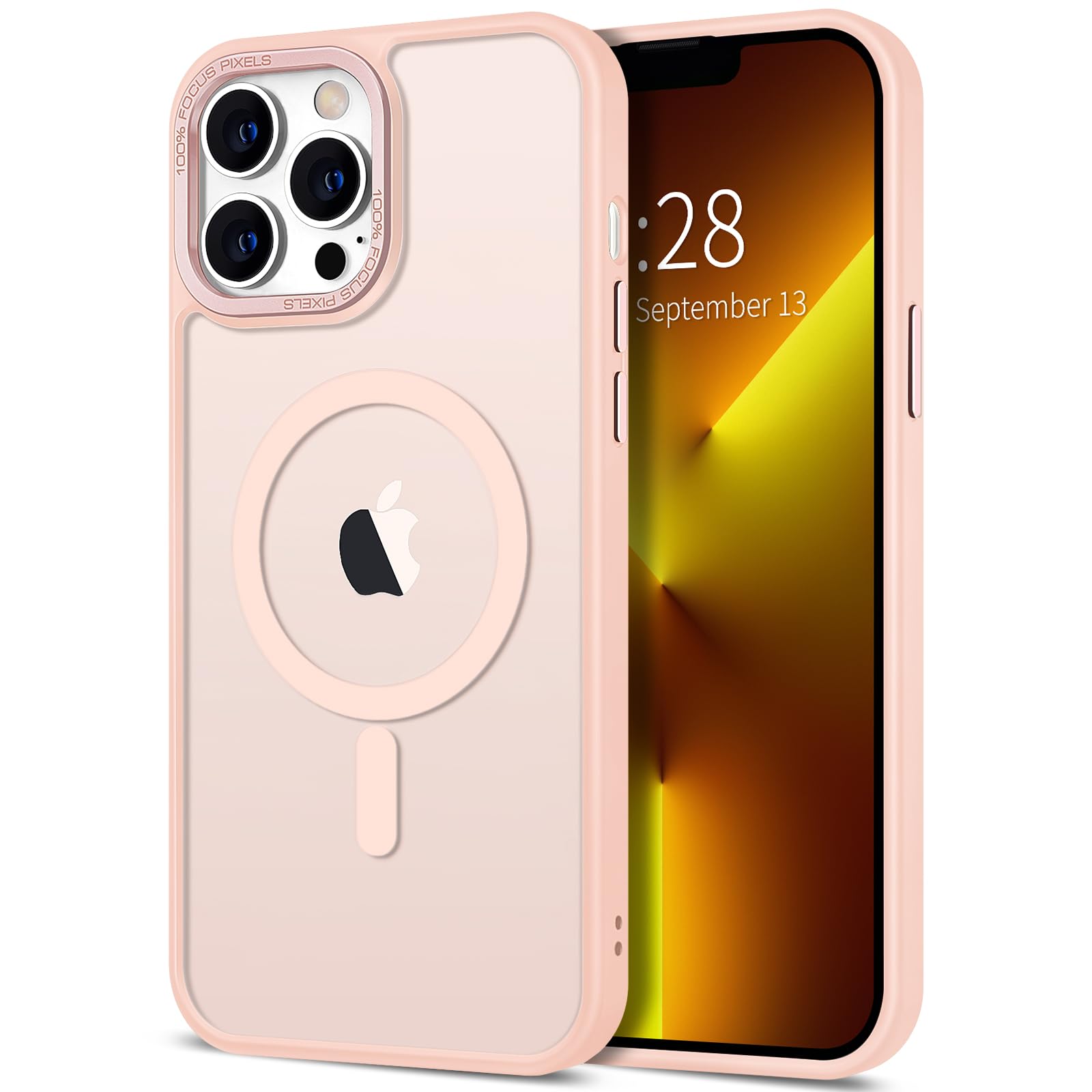 Capa De Telefone Hython Para Iphone 13 Pro Max 6,7" Com Magsafe Pink