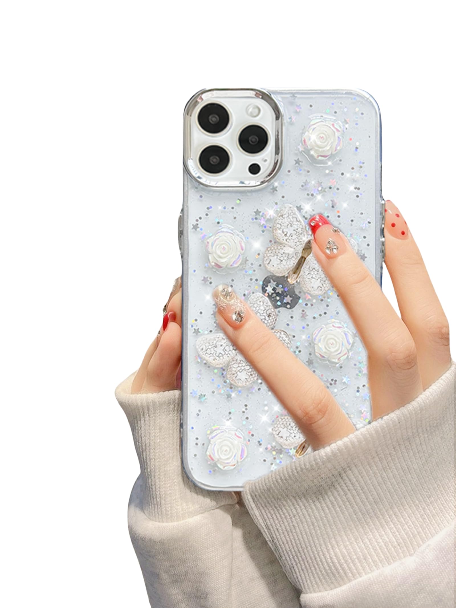 Capa De Telefone Wpavp Compatível Para Iphone 13 Pro Max Clear