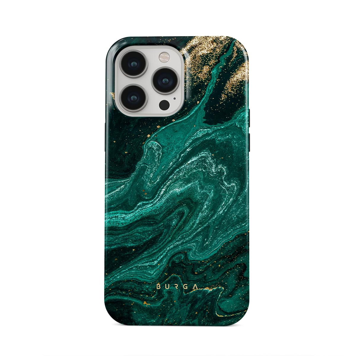 Capa De Telefone Burga Compatível Com Iphone 15 Pro Max - Verde
