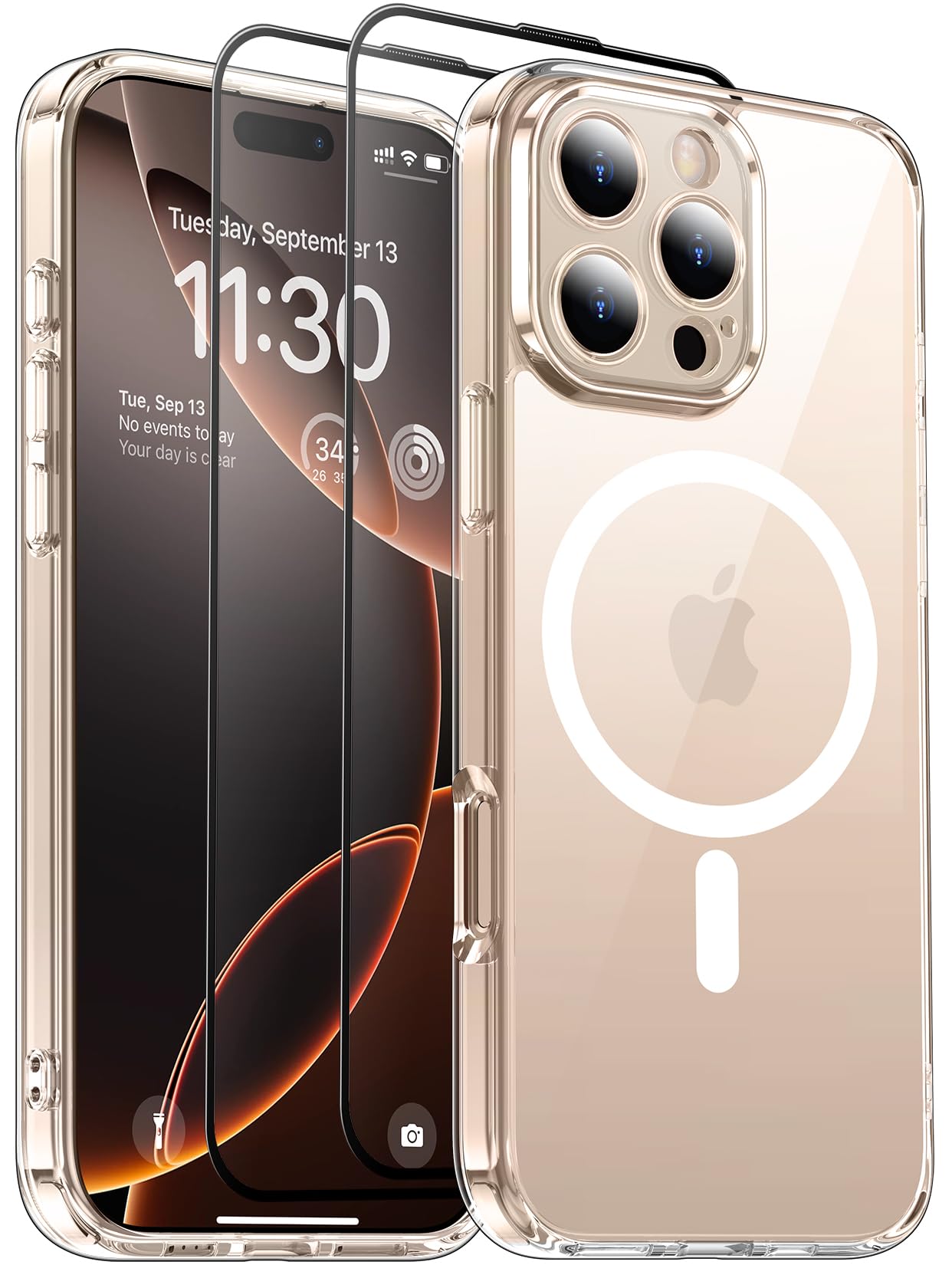 Capa De Telefone Spidercase Para Iphone 16 Pro Max Com Protetores De Tela