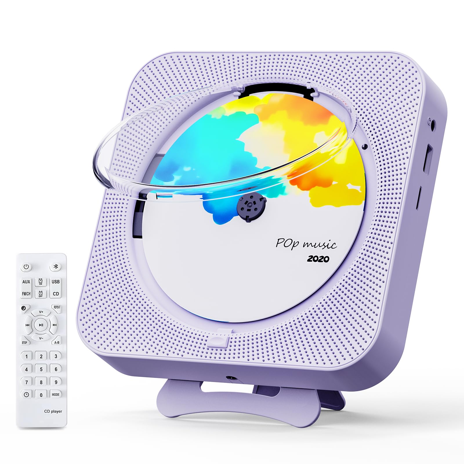 Leitor De Cd Leitor De Cd Portátil Bluetooth Desktop Para Casa