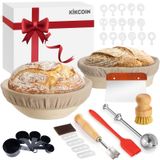Cesta À Prova De Pão Kikcoin 9 Redonda E 10 Oval Com Suprimentos