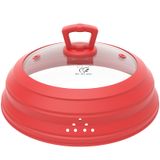Tampa De Respingos De Micro-ondas Tampa De Vidro Ventilada Tampa De Proteção Contra Respingos