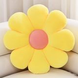 Almofada De Flores Zakun Almofada Em Forma De Flor De Margarida 75 Cm Amarela