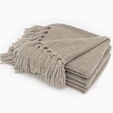 Cobertor Evergrace Soft Chenille Para Sofá Taupe 150x200cm
