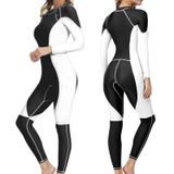 Roupa De Banho De Corpo Inteiro Diving Skin Omgear Com Proteção Uv Preta