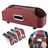 Organizador De Encosto De Assento De Carro Haloyivgo Stylish Red