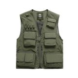 Fotografia Masculina De Pesca De Verão Vest Spanye Outdoor Quick Dry