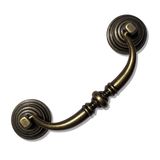 Gaveta Puxa Mudujia, Pacote Com 10, 3,5 Cm C-c Shabby Chic Antique Bronze