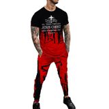 Moletom Masculino Casual De Manga Curta Tziisoa, 2 Peças