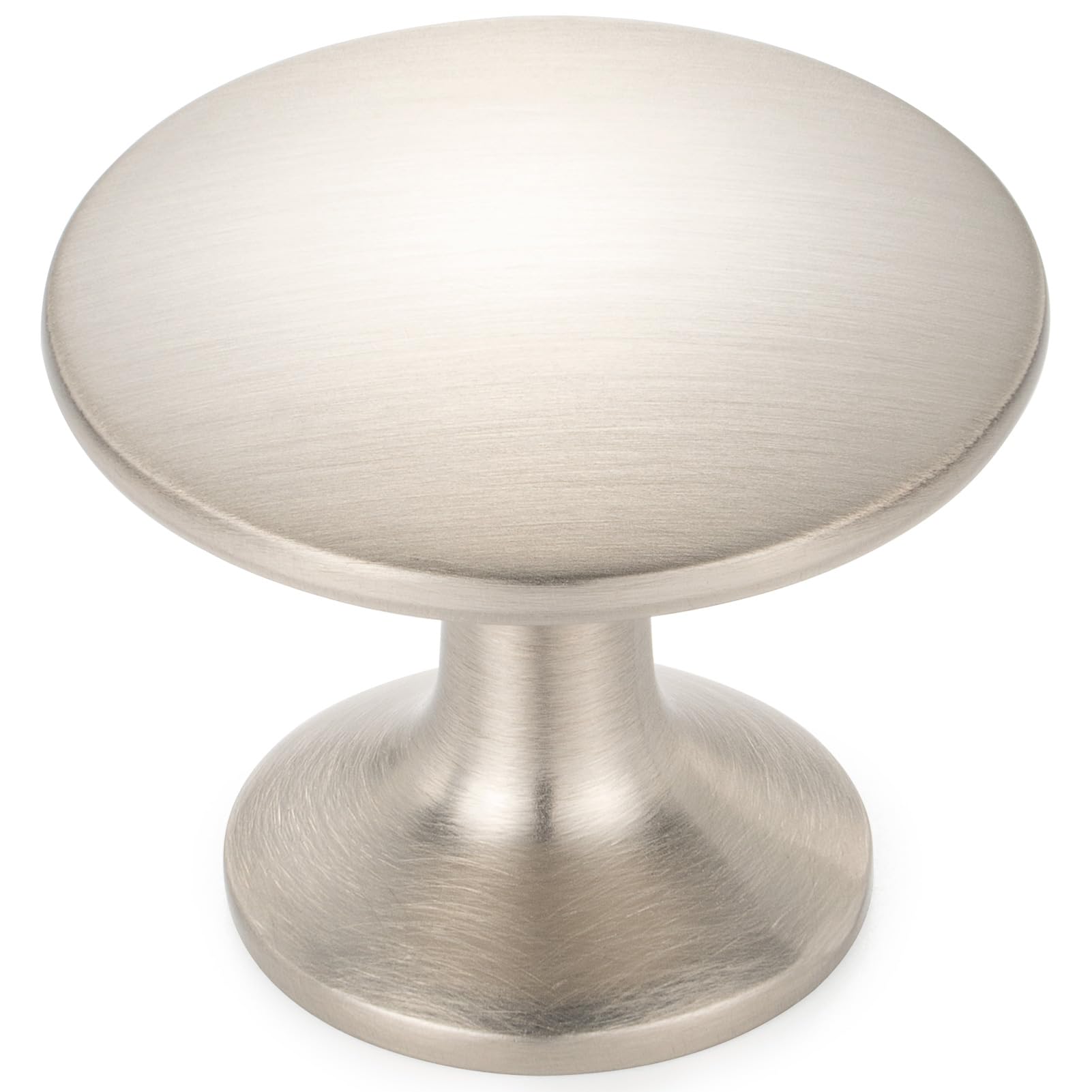 Cabinet Knob Koofizo Brushed Nickel Pull Handle 30 Mm, Pacote Com 20