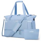 Bolsa De Ginástica Etronik Para Mulheres, Mochila De Viagem Com Porta Usb Azul