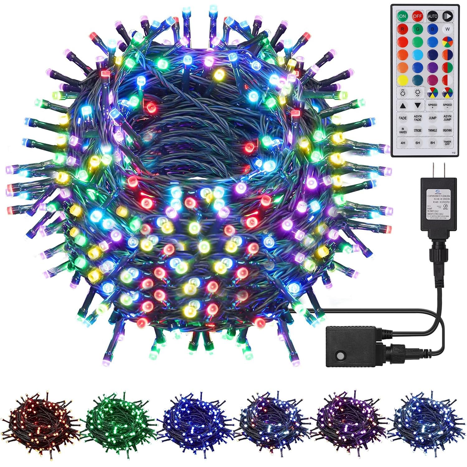 Luzes De Natal Ljlnion 30m 300 Led Rgb Que Mudam De Cor