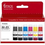 Substituição Do Frasco De Tinta Oranysty 23 Para Canon Pixma G620 G520