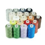 Fio Acolchoado Simthread 20 Cores, 50 Pés, 3 Camadas, Algodão, 500 Mm