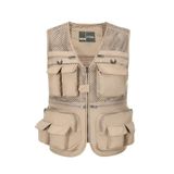 Colete Ao Ar Livre Spanye Beige Summer Fishing Hunting Work