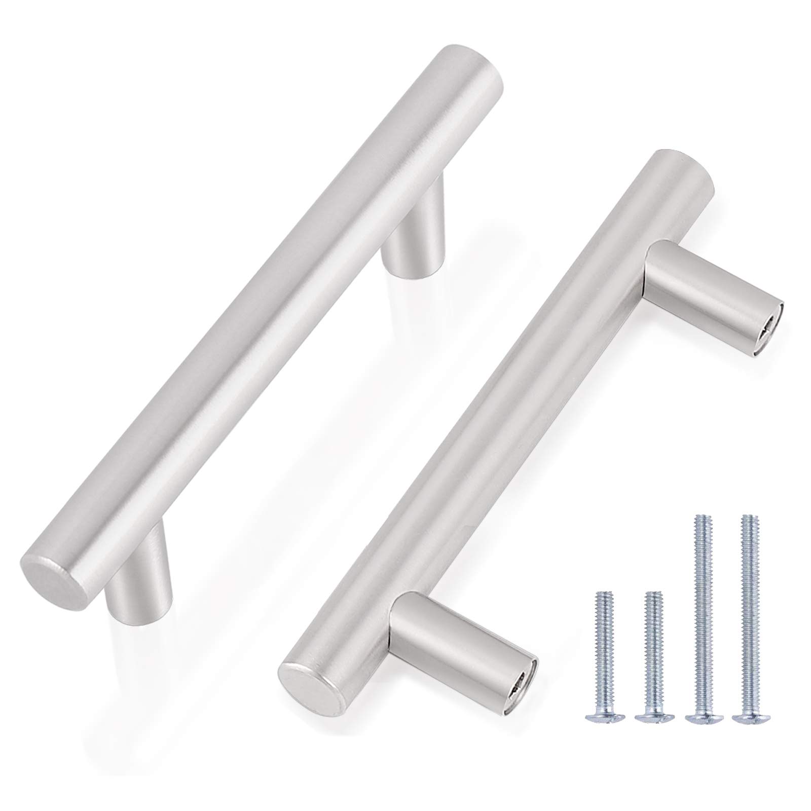 Cabinet Pulls Gobrico T Bar Style 76 Mm, Centro De Furos, Pacote Com 30