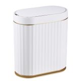 Lata De Lixo Elpheco Sensor De Movimento Automático 8l/2,1 Galões - Branco