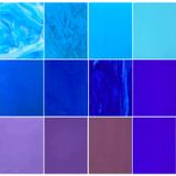 Folha De Vitral Fusível Illuckai Coe 96 Azul/roxo 12 Unidades