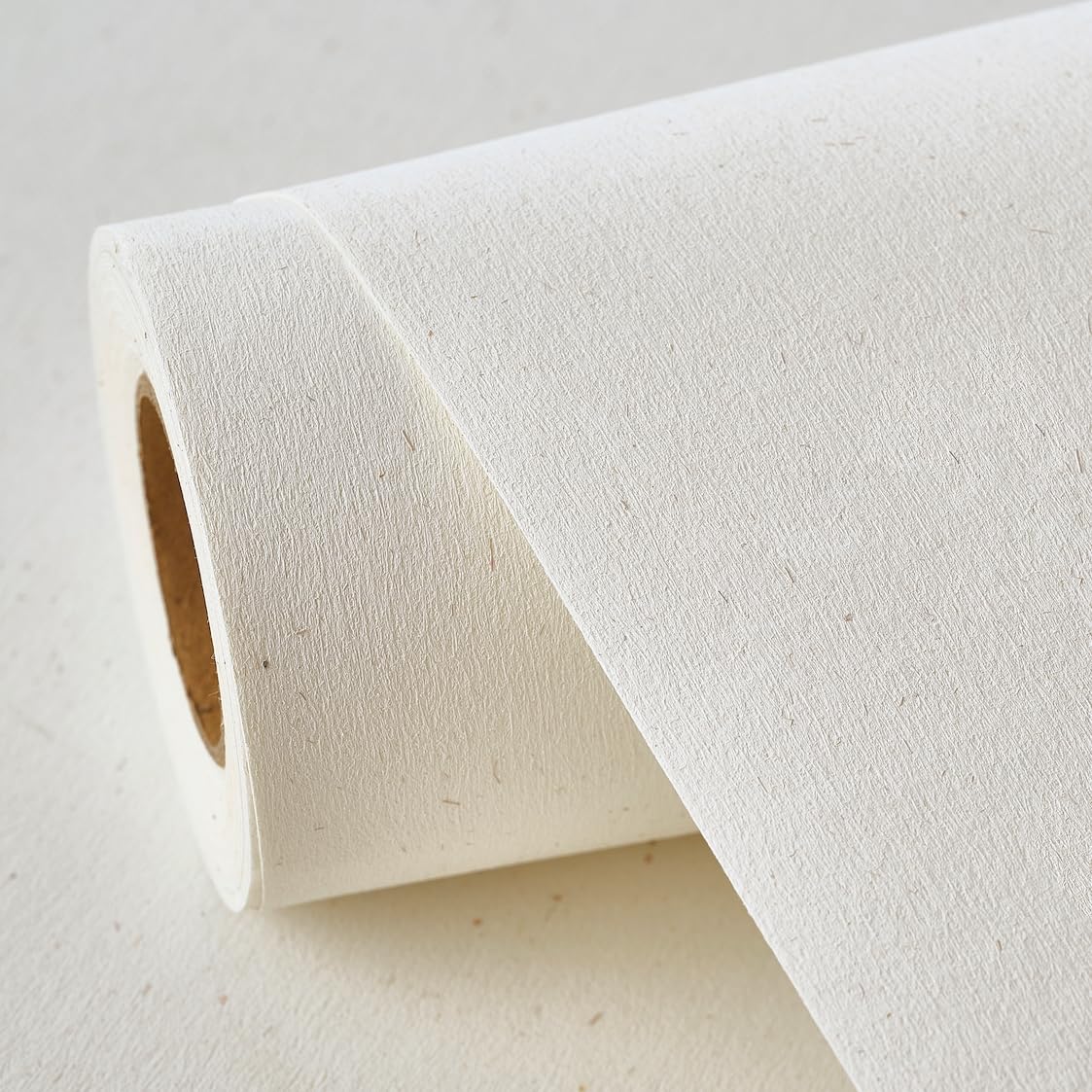 Papel De Parede Maimais Grasscloth Branco Natural Autoadesivo