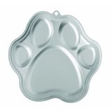 Forma De Bolo Wilton Paw Print Em Alumínio Prateado 26 Cm X 27,3 Cm X 5 Cm