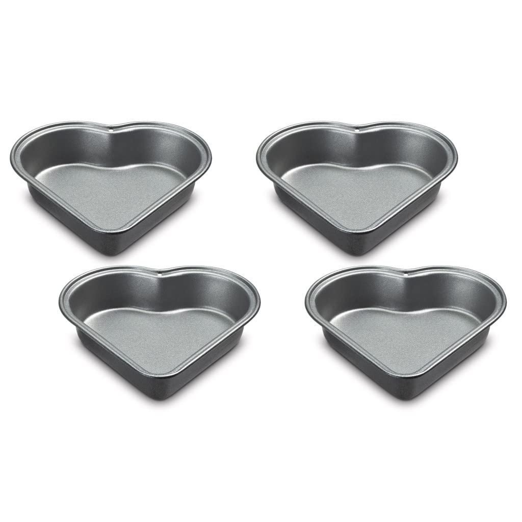 Conjunto De Panelas Cuisinart Mini Heart 4 Peças Pequenas Pretas