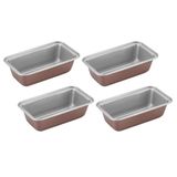 Mini Conjunto De Panelas De Pão Cuisinart Cmbm-4lpbz 4 Peças De Aço Antiaderente