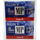 Cassete De Vídeo Sony 8mm Mp 120min (pacote Com 2)