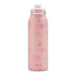 Garrafa De Água Ello Pop &amp; Fill 946ml De Aço Inoxidável Roses
