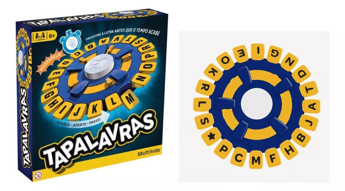 Jogo Tapalavras Jogo De Tabuleiro Que Trava Letras Multikids