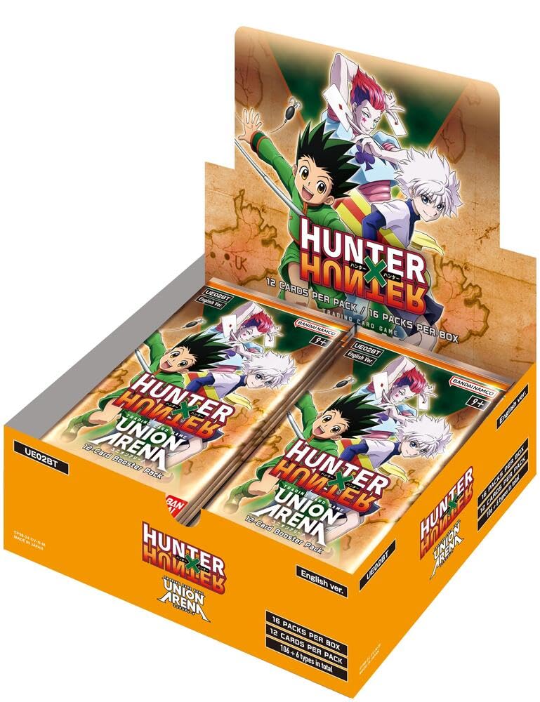 Jogo De Cartas Colecionáveis Booster Box Union Arena Hunter X